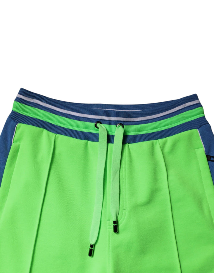 Dolce &amp; Gabbana Sample Sale Dolce &amp; Gabbana Green Blue Jogger Sweatpants Pants - | Designer outlet
