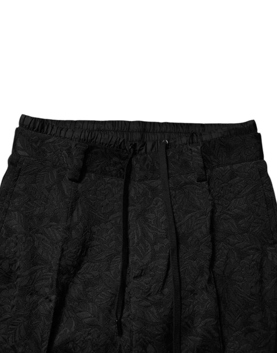 Dolce &amp; Gabbana Sample Sale Dolce &amp; Gabbana Black Brocade Polyester Skinny Dress Pants - | Designer outlet
