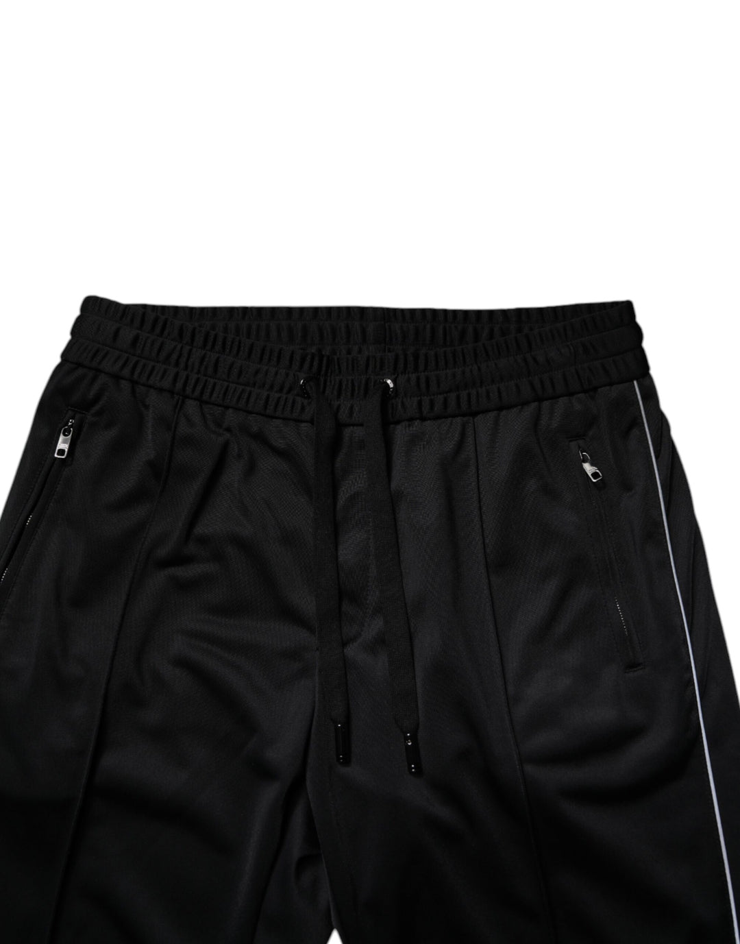 Dolce &amp; Gabbana Sample Sale Dolce &amp; Gabbana Black Polyester Men Jogger Sweatpants Pants - | Designer outlet