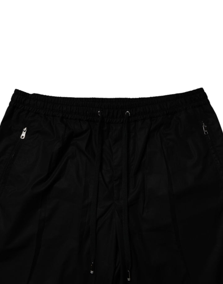 Dolce &amp; Gabbana Sample Sale Dolce &amp; Gabbana Black Cotton Men Jogger Sweatpants Pants - | Designer outlet