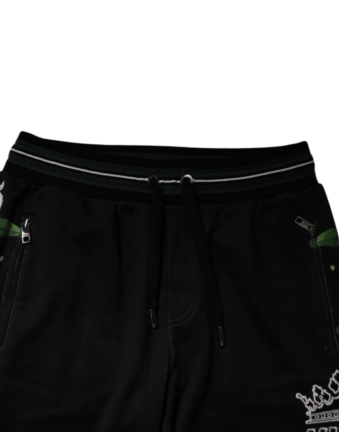 Dolce &amp; Gabbana Sample Sale Dolce &amp; Gabbana Black Floral King Men Jogger Sweatpants Pants - | Designer outlet