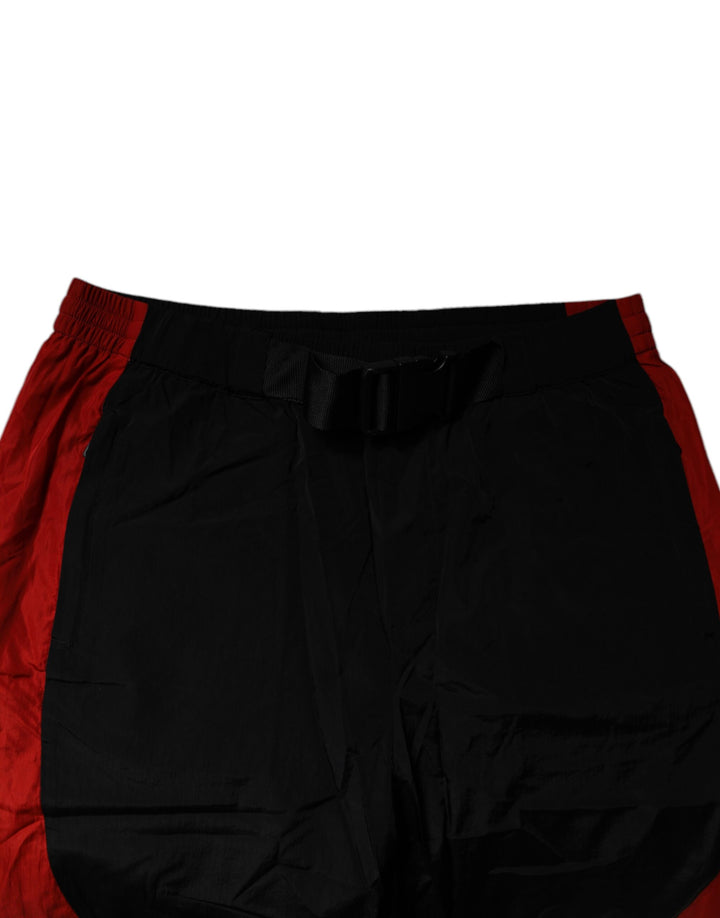 Dolce &amp; Gabbana Black Red Leopard Jogger Sweatpants Pants by Dolce &amp; Gabbana outlet now on sale