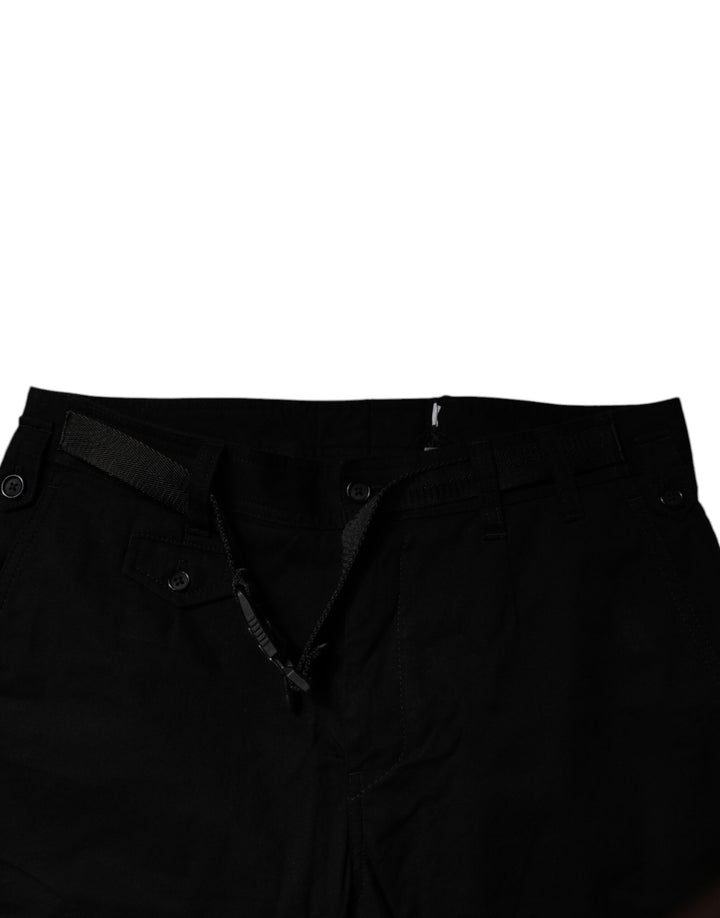 Dolce &amp; Gabbana Black Cotton Stretch Skinny Cargo Denim Jeans by Dolce &amp; Gabbana outlet now on sale