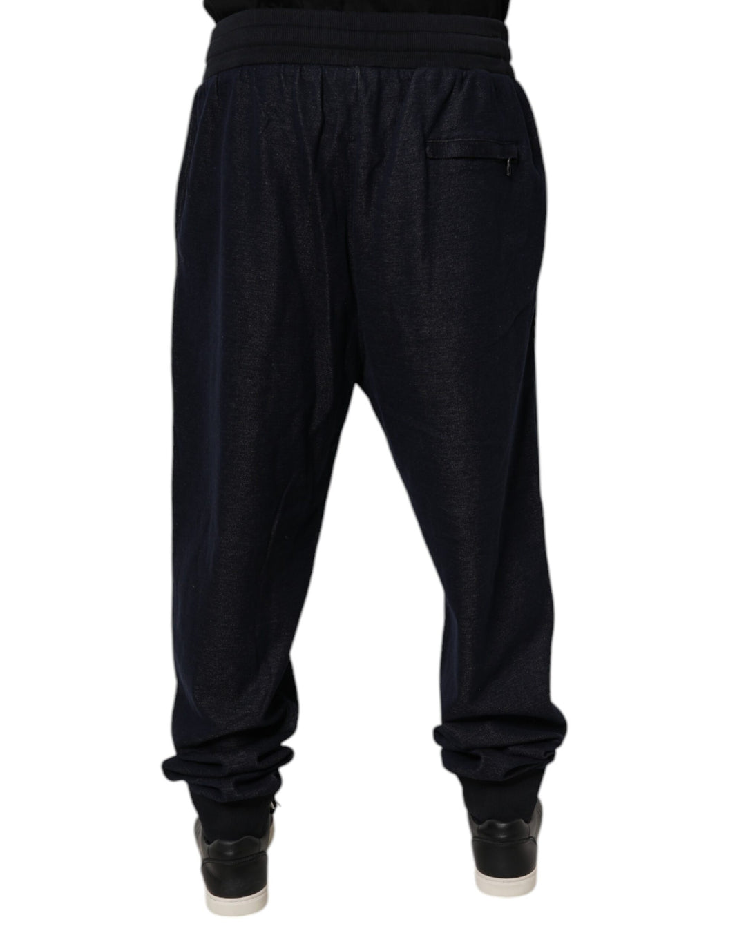 Dolce &amp; Gabbana Black Jacquard Cotton Jogger Sweatpants Pants by Dolce &amp; Gabbana outlet now on sale