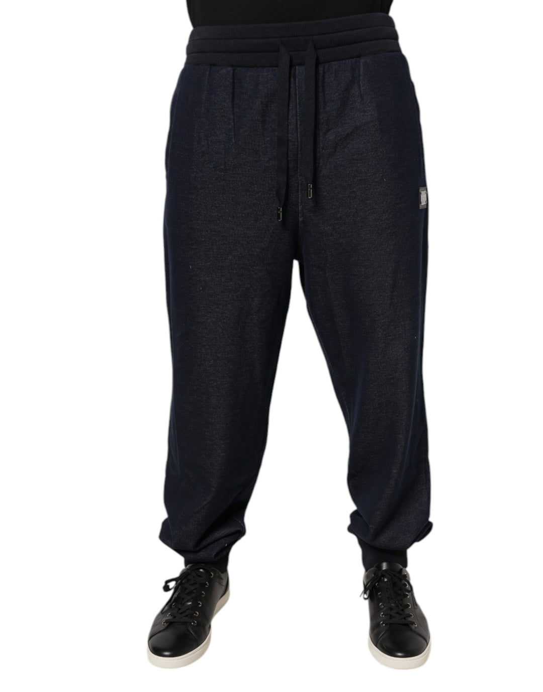 Dolce &amp; Gabbana Sample Sale Dolce &amp; Gabbana Black Jacquard Jogger Men Sweatpants Pants - | Designer outlet