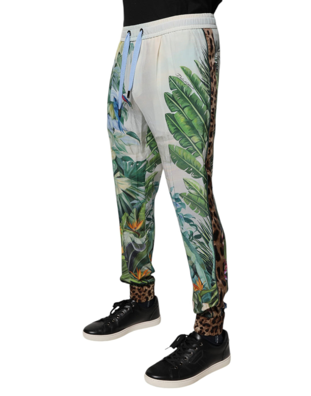 Dolce &amp; Gabbana Sample Sale Dolce &amp; Gabbana Multicolor Tropical Jogger Sweatpants Pants - | Designer outlet