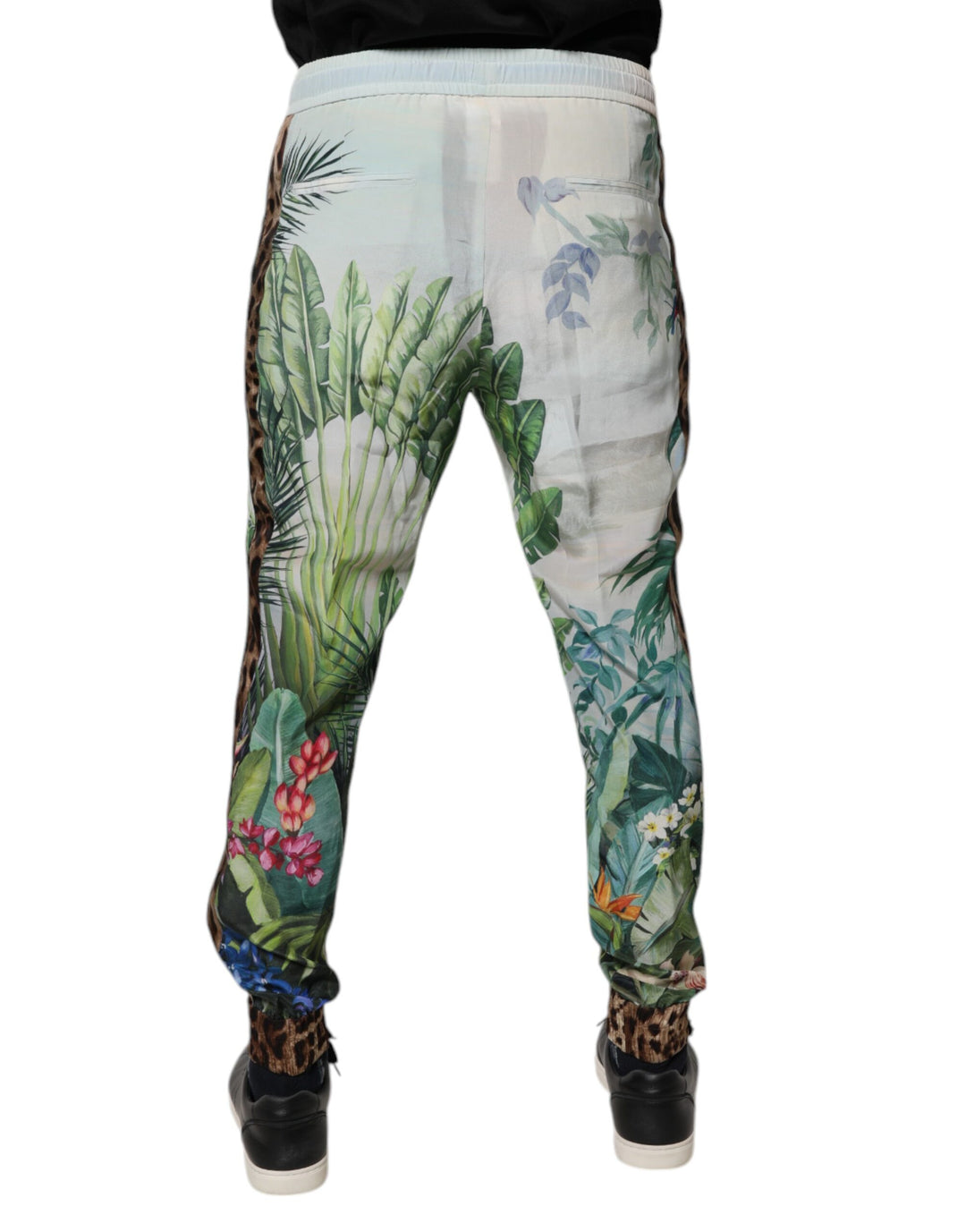 Dolce &amp; Gabbana Sample Sale Dolce &amp; Gabbana Multicolor Tropical Jogger Sweatpants Pants - | Designer outlet