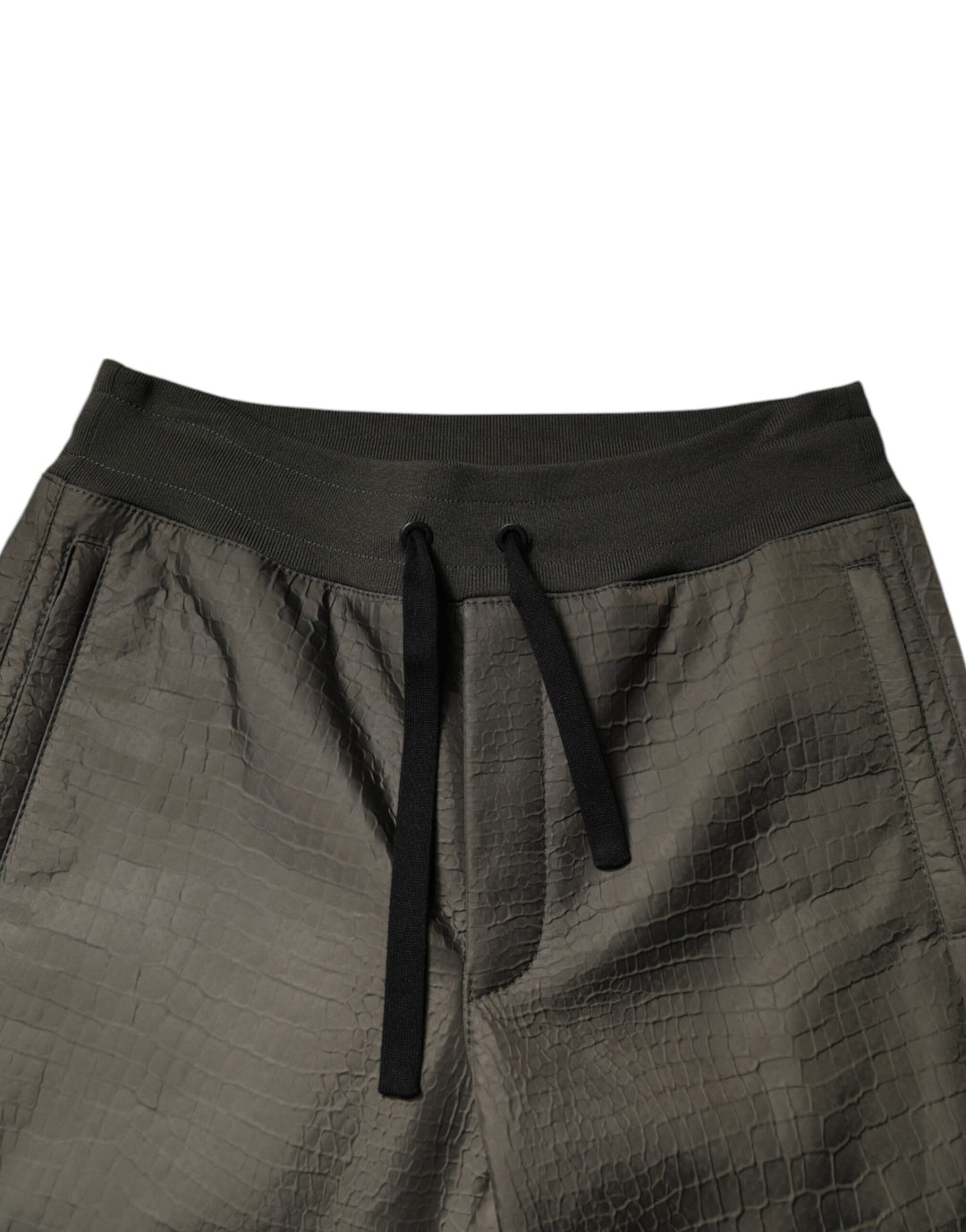 Dolce &amp; Gabbana Sample Sale Dolce &amp; Gabbana Brown Lambskin Leather Men Sweatpants Pants - | Designer outlet