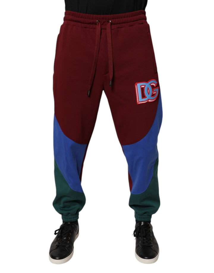 Dolce &amp; Gabbana Sample Sale Dolce &amp; Gabbana Multicolor Cotton Men Jogger Sweatpants Pants - | Designer outlet
