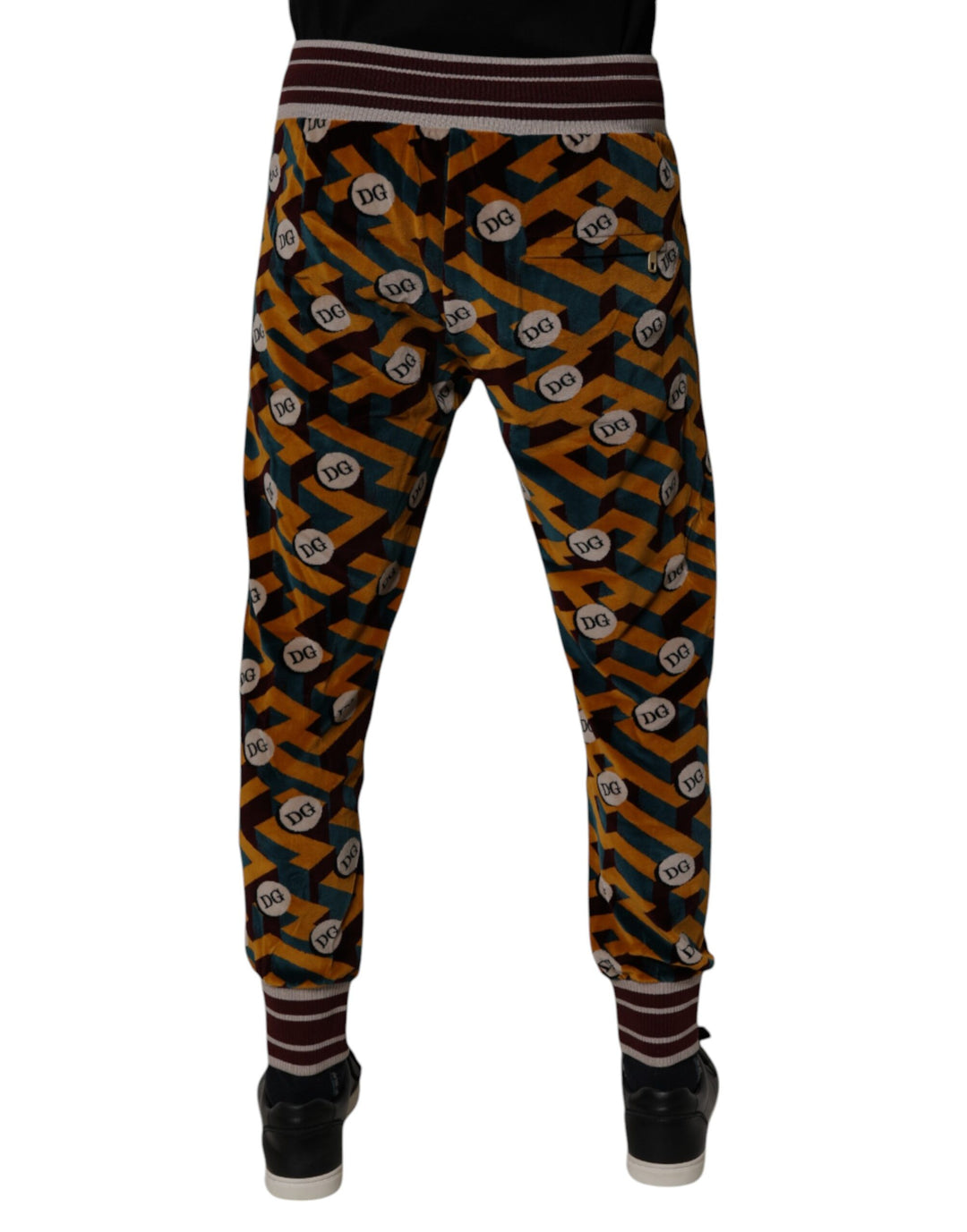 Dolce &amp; Gabbana Multicolor Logo Monogram Jogger Sweatpants Pants by Dolce &amp; Gabbana outlet now on sale