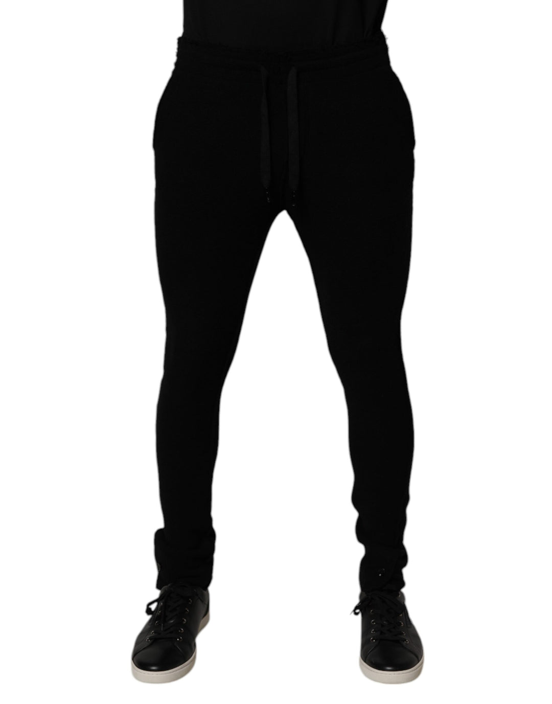 Dolce &amp; Gabbana Black Cashmere Jogger Men Sweatpants Pants by Dolce &amp; Gabbana outlet now on sale