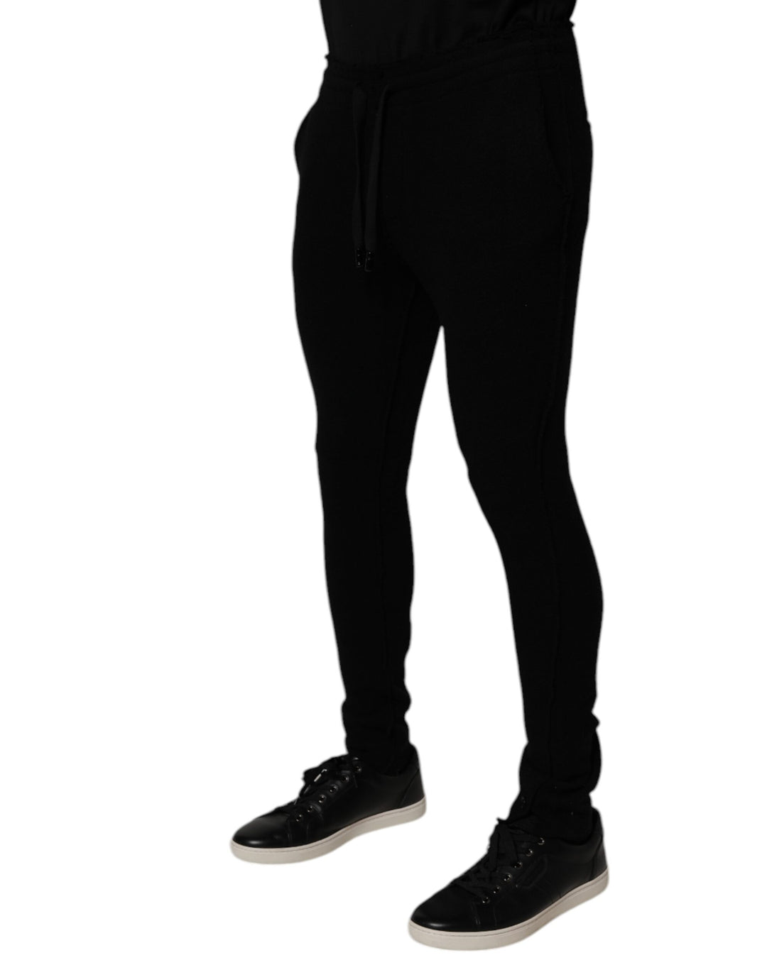 Dolce &amp; Gabbana Black Cashmere Jogger Men Sweatpants Pants by Dolce &amp; Gabbana outlet now on sale