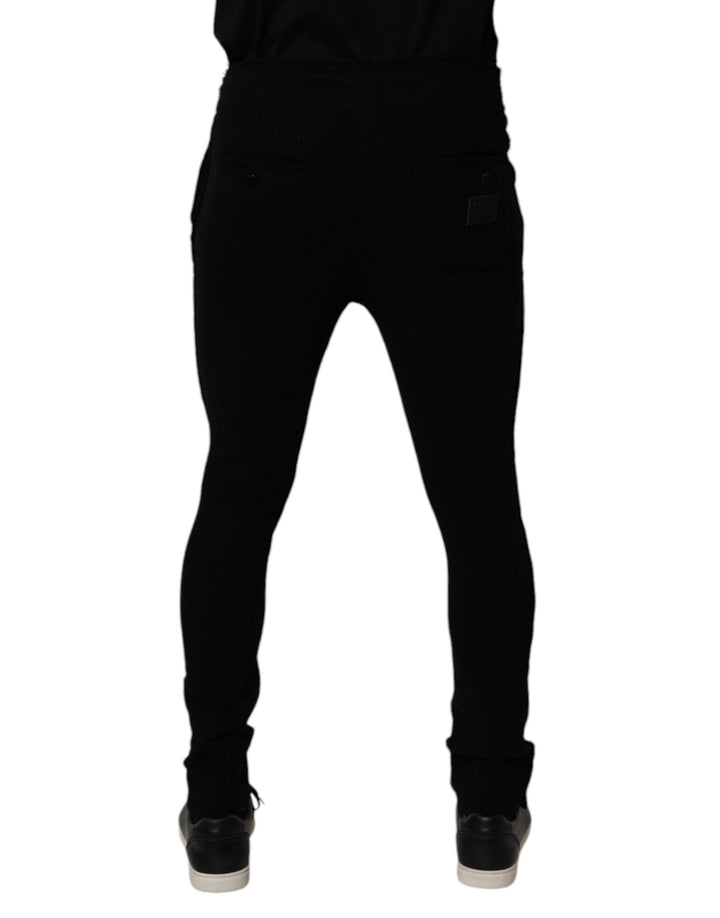Dolce &amp; Gabbana Black Cashmere Jogger Men Sweatpants Pants by Dolce &amp; Gabbana outlet now on sale