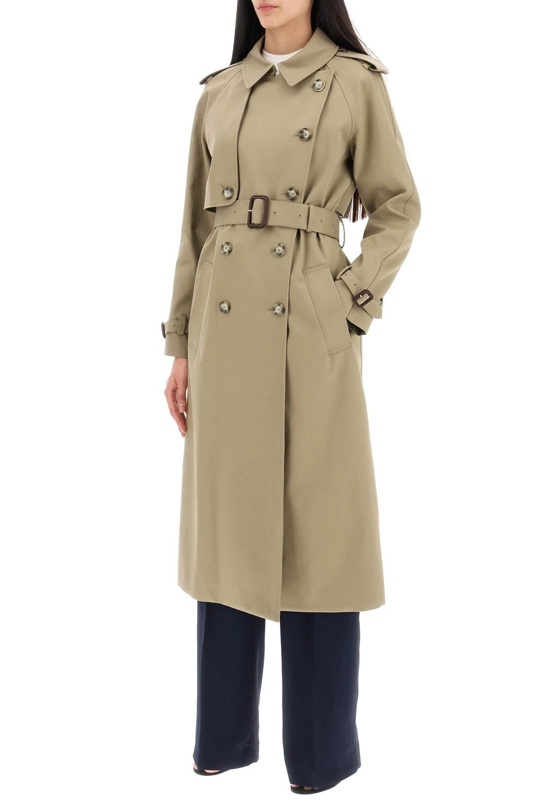 Stella Mccartney Sustainable Cotton Double-Breasted Trench