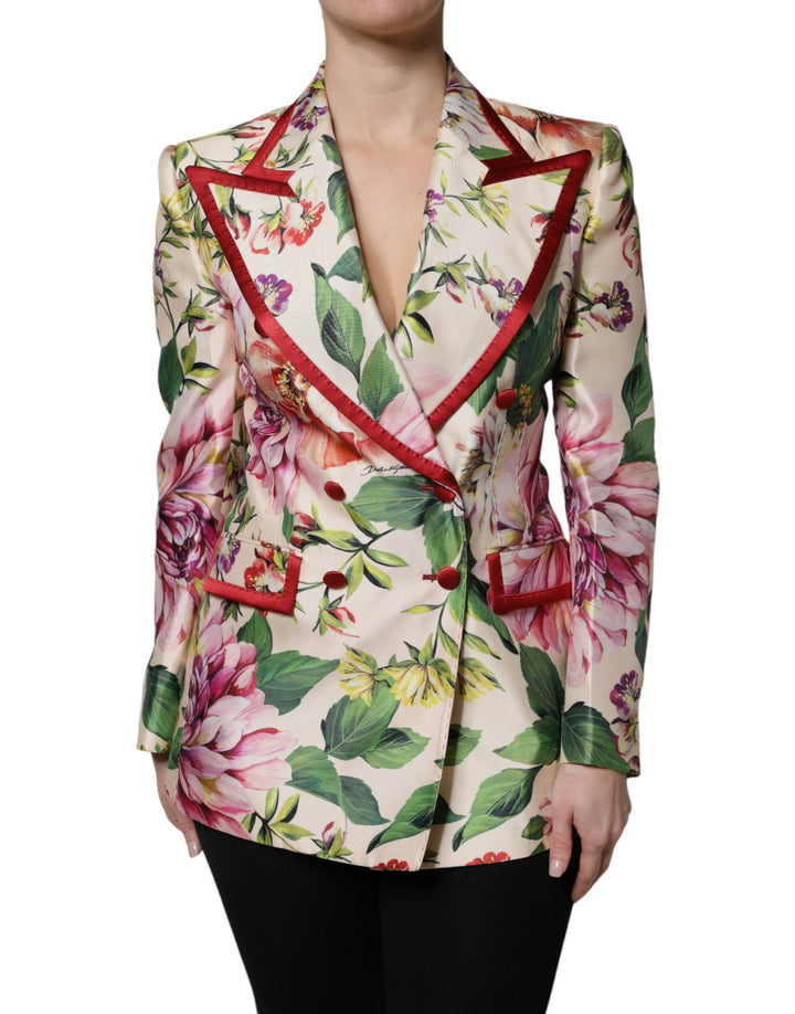 Dolce &amp; Gabbana Sample Sale Dolce &amp; Gabbana Multicolor Floral Double Breasted Jacket - | Designer outlet