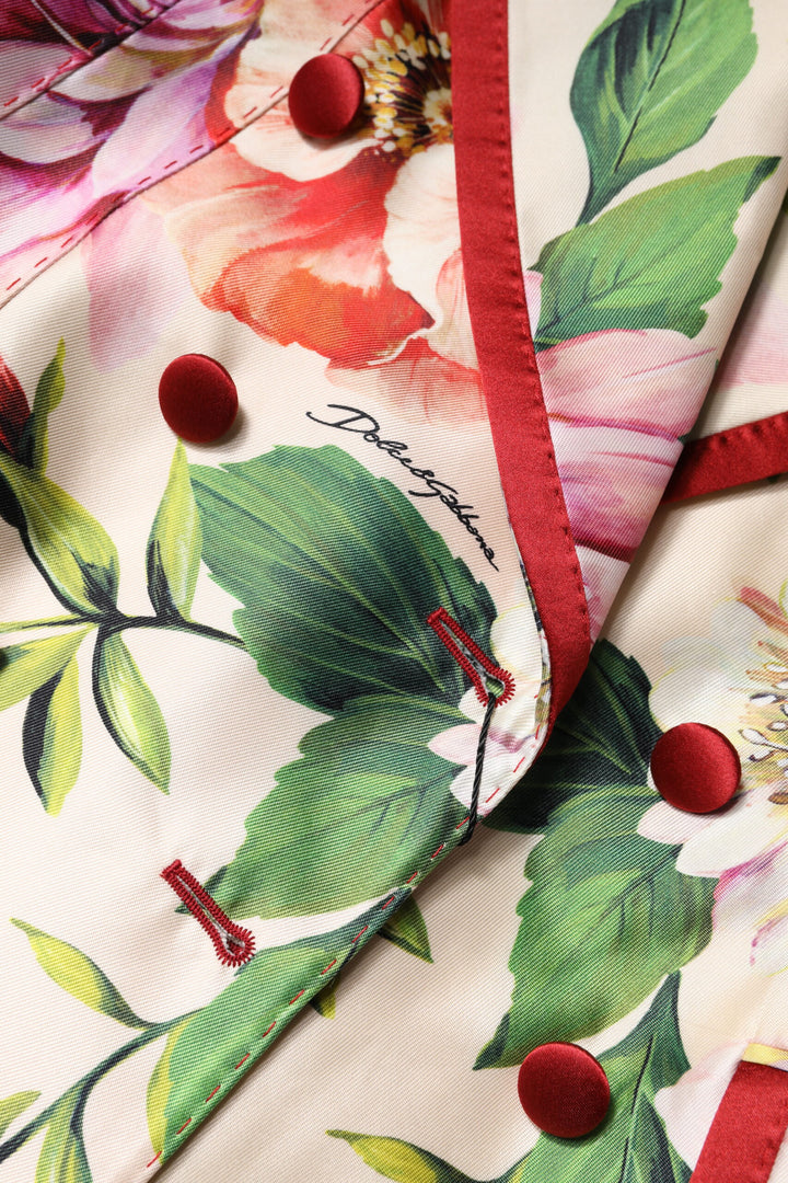 Dolce &amp; Gabbana Sample Sale Dolce &amp; Gabbana Multicolor Floral Double Breasted Jacket - | Designer outlet