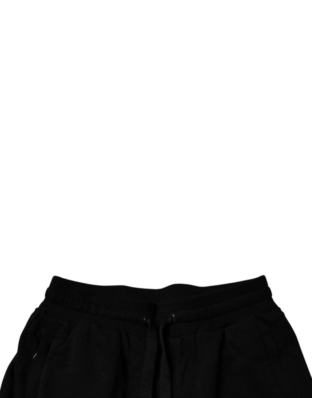 Dolce &amp; Gabbana Sample Sale Dolce &amp; Gabbana Black Cotton Mid Waist Jogger Sweatpants Pants - | Designer outlet