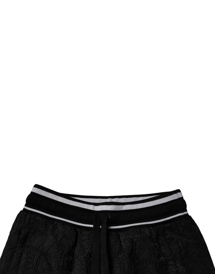 Dolce &amp; Gabbana Sample Sale Dolce &amp; Gabbana Black Mid Waist Jogger Men Sweatpants Pants - | Designer outlet