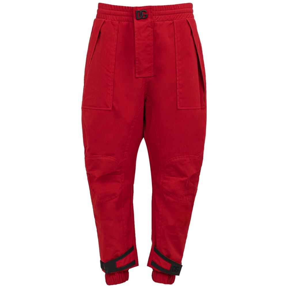 Dolce &amp; Gabbana Sample Sale Dolce &amp; Gabbana Red Polyamide Athletic Pants - | Designer outlet