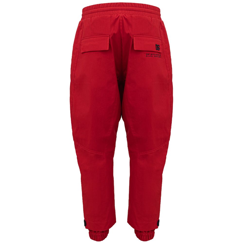 Dolce &amp; Gabbana Sample Sale Dolce &amp; Gabbana Red Polyamide Athletic Pants - | Designer outlet