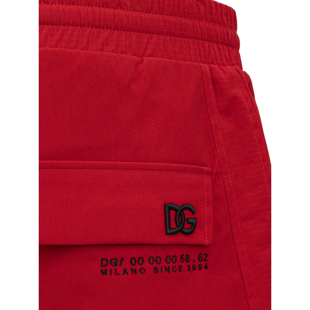 Dolce &amp; Gabbana Sample Sale Dolce &amp; Gabbana Red Polyamide Athletic Pants - | Designer outlet