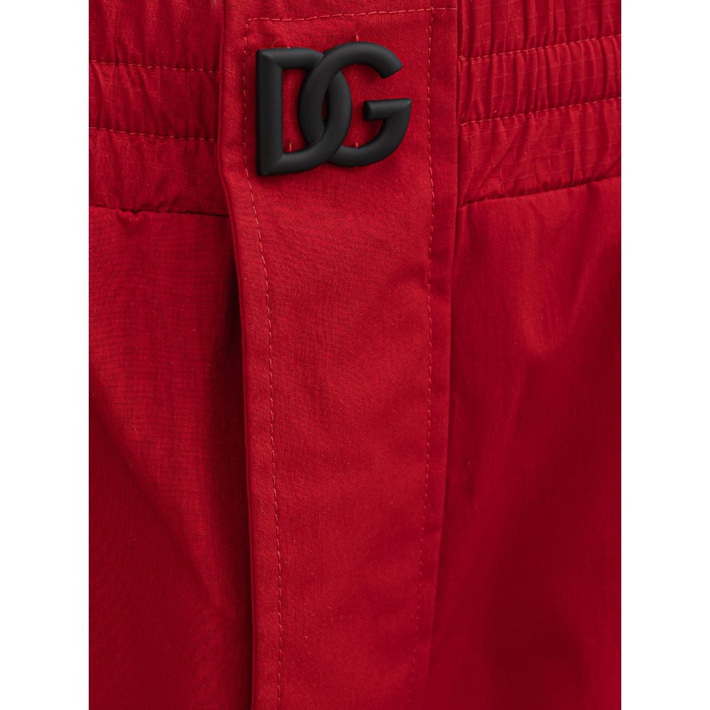 Dolce &amp; Gabbana Sample Sale Dolce &amp; Gabbana Red Polyamide Athletic Pants - | Designer outlet