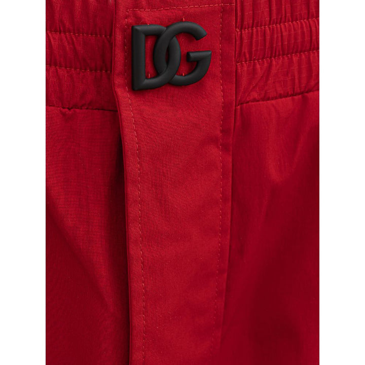 Dolce &amp; Gabbana Sample Sale Dolce &amp; Gabbana Red Polyamide Athletic Pants - | Designer outlet