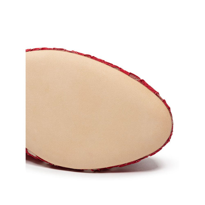 Dolce &amp; Gabbana Sample Sale Dolce &amp; Gabbana Red Viscose Ballet Flats - | Designer outlet