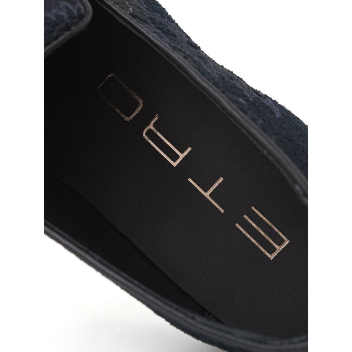 Etro Blue Leather Slip-On Loafers by Etro outlet now on sale