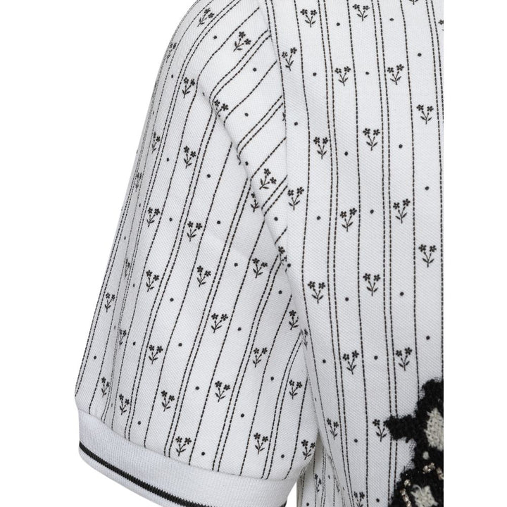 Dolce &amp; Gabbana White Cotton Polo Shirt by Dolce &amp; Gabbana outlet now on sale