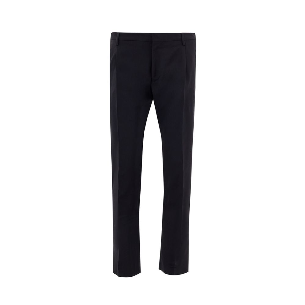 Valentino Black Wool Dress Pants by Valentino outlet now on sale