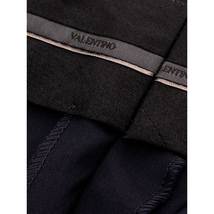 Valentino Black Wool Dress Pants by Valentino outlet now on sale
