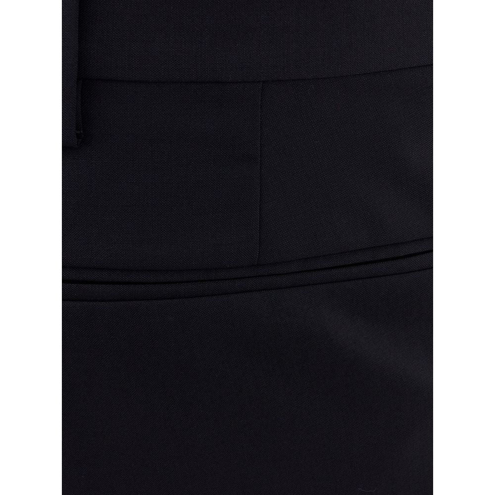 Valentino Black Wool Dress Pants by Valentino outlet now on sale