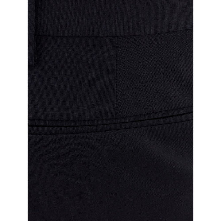 Valentino Black Wool Dress Pants by Valentino outlet now on sale