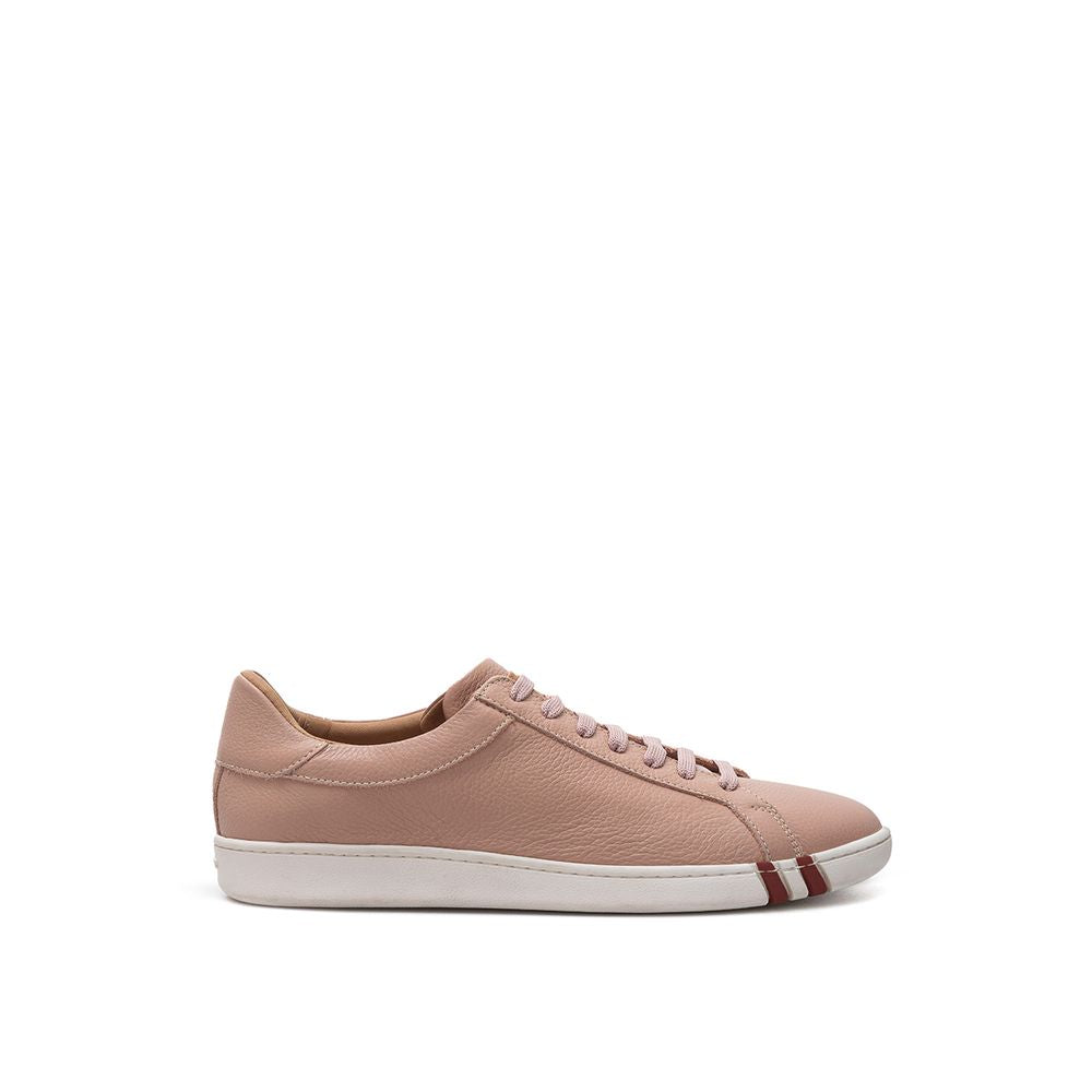 Bally Sample Sale Bally Pink Leather Low Top Sneakers - | Designer outlet