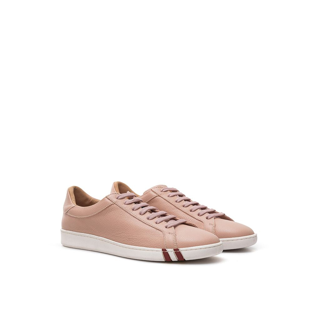 Bally Sample Sale Bally Pink Leather Low Top Sneakers - | Designer outlet