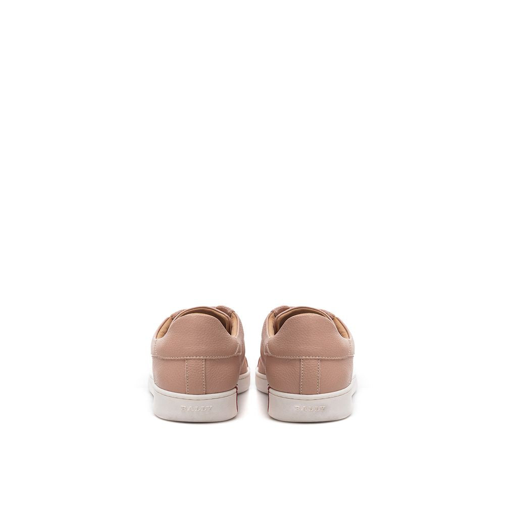 Bally Sample Sale Bally Pink Leather Low Top Sneakers - | Designer outlet