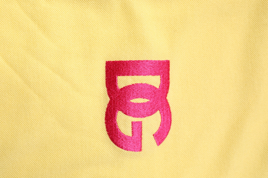 Dolce &amp; Gabbana Sample Sale Dolce &amp; Gabbana Yellow Cotton Logo Collared Polo T-shirt - | Designer outlet