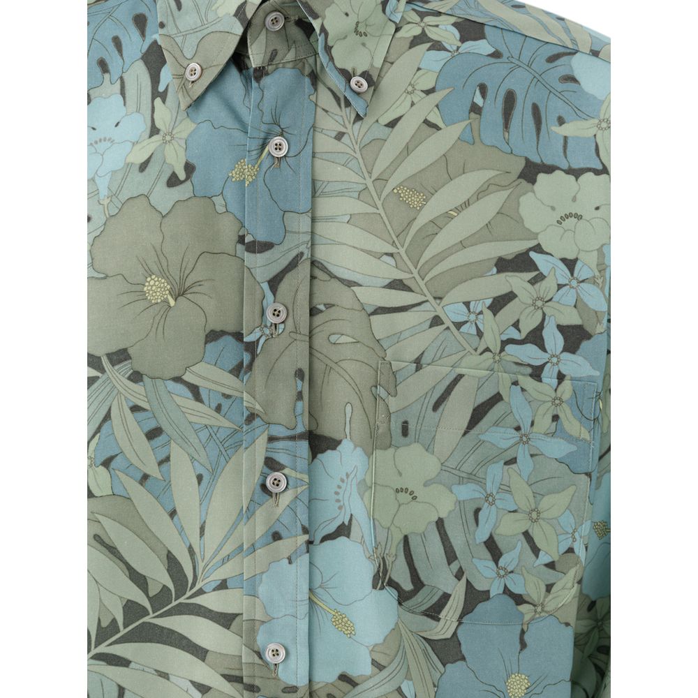 Tom Ford Blue Lyocell Shirt