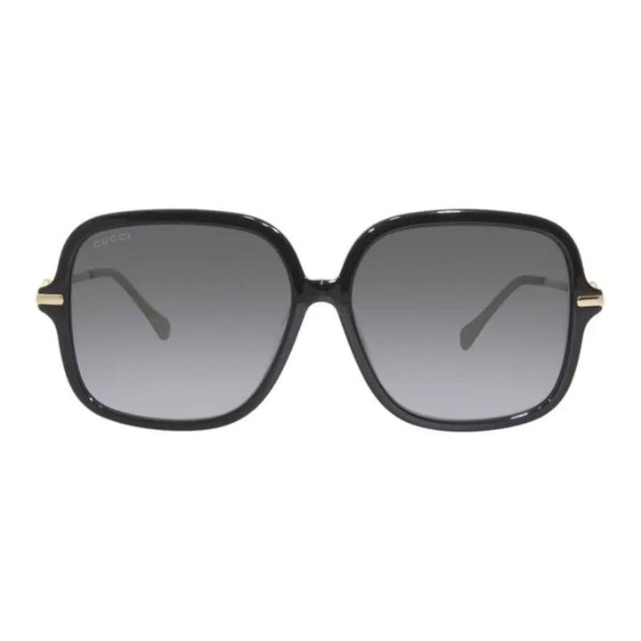 Gucci Sunglasses Square Full Rim, Black Frame And Grey Gradient Lens