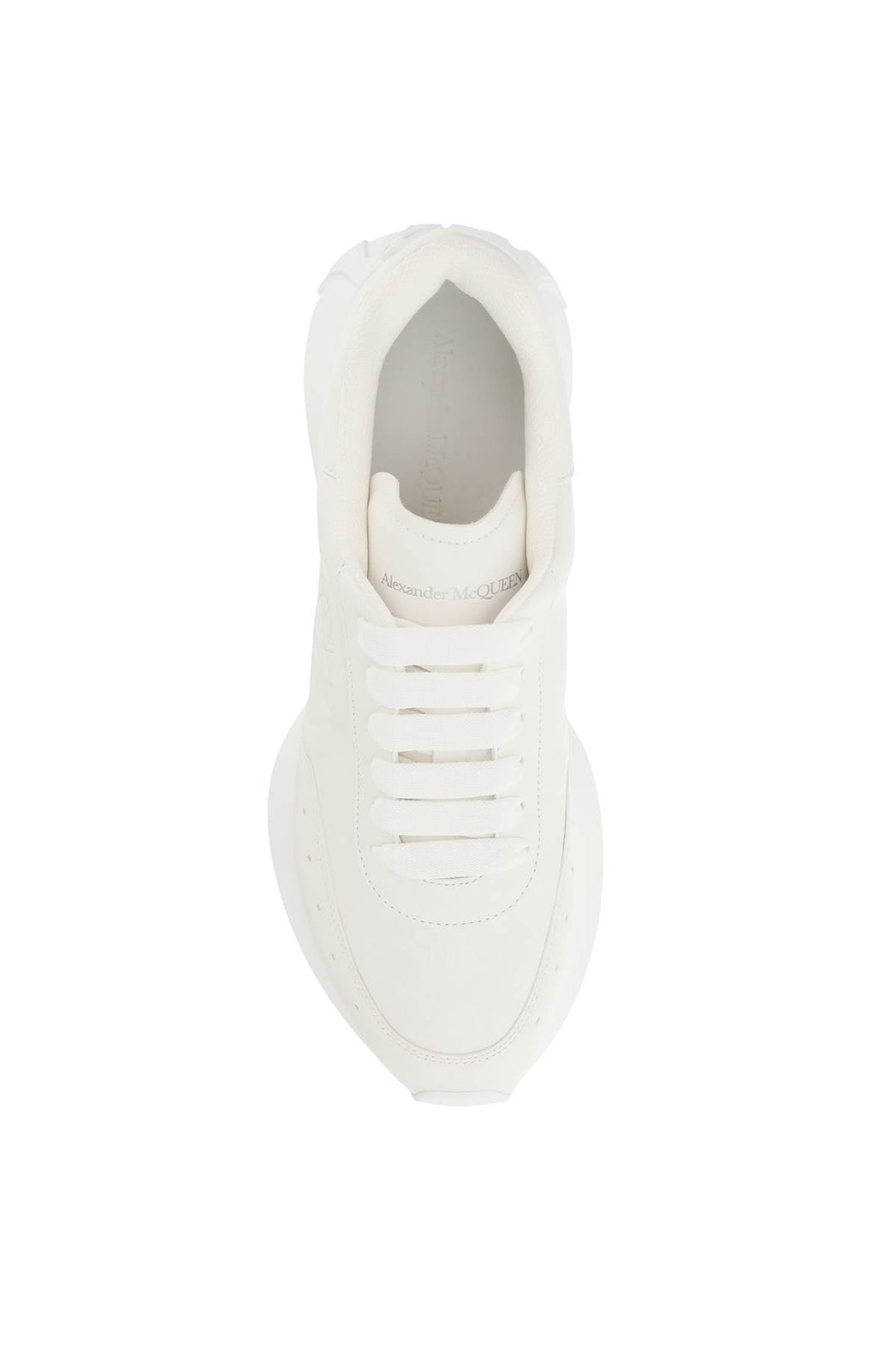 Alexander Mcqueen Leather Sprint Runner Sneakers