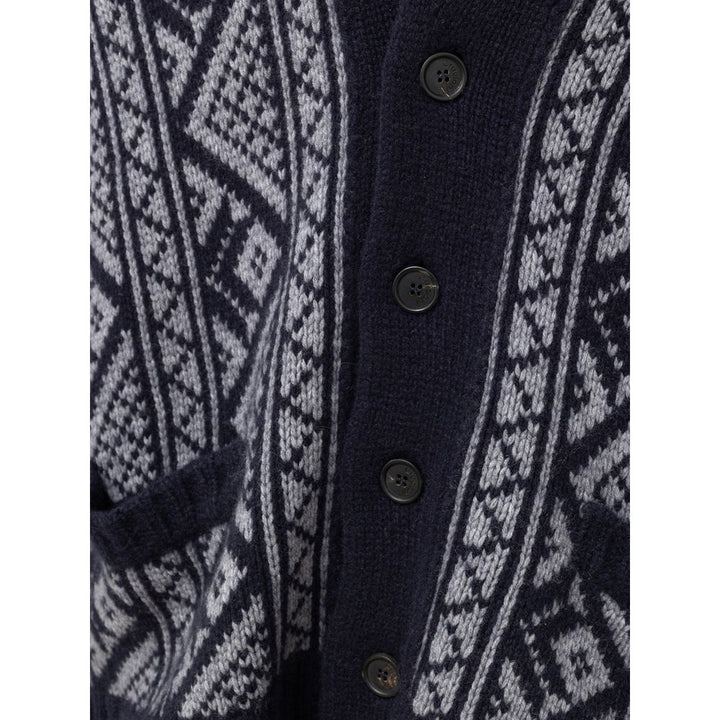 Cruciani Bicolor Cashmere Cardigan by Cruciani outlet now on sale