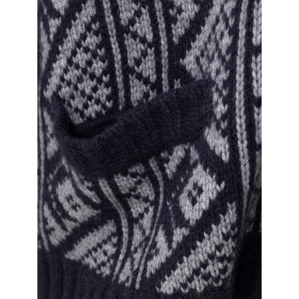 Cruciani Bicolor Cashmere Cardigan by Cruciani outlet now on sale