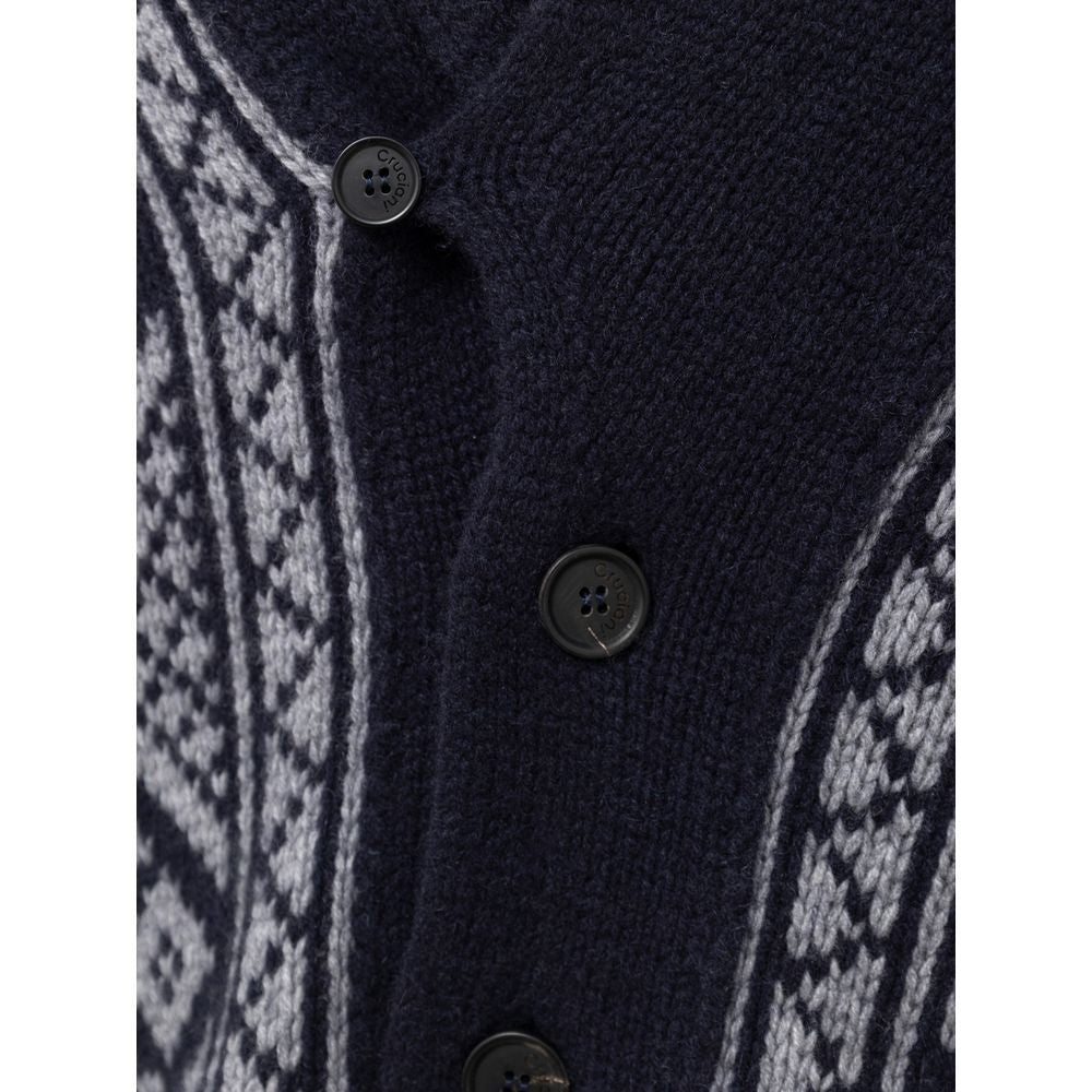 Cruciani Bicolor Cashmere Cardigan by Cruciani outlet now on sale