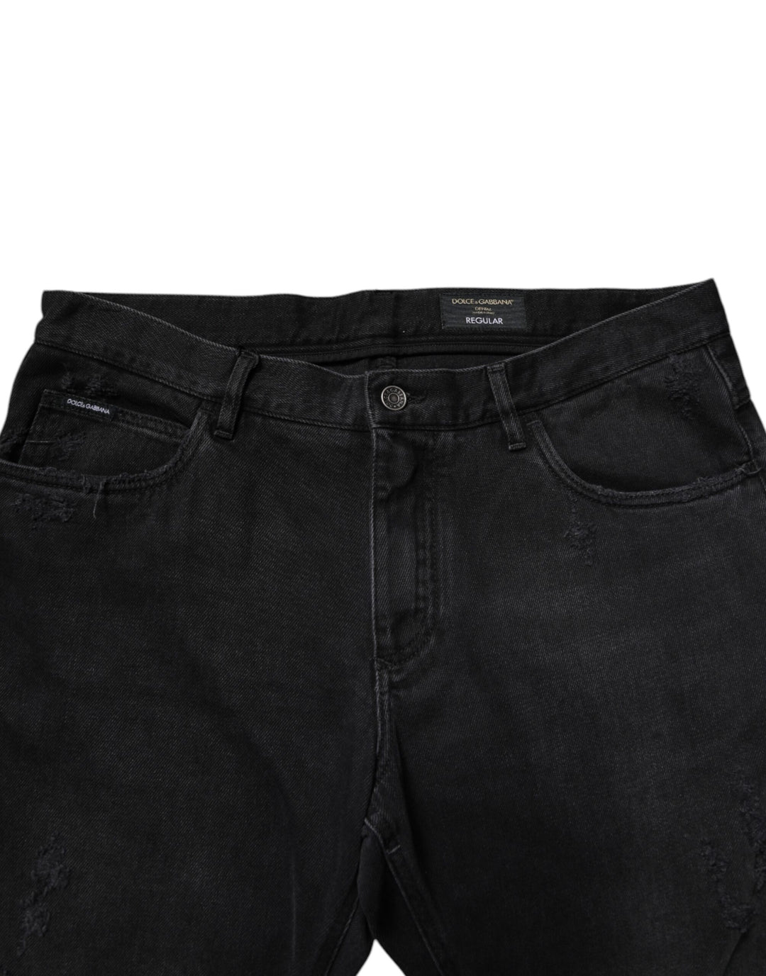 Dolce &amp; Gabbana Sample Sale Dolce &amp; Gabbana Black Cotton Skinny Men Denim Jeans - | Designer outlet