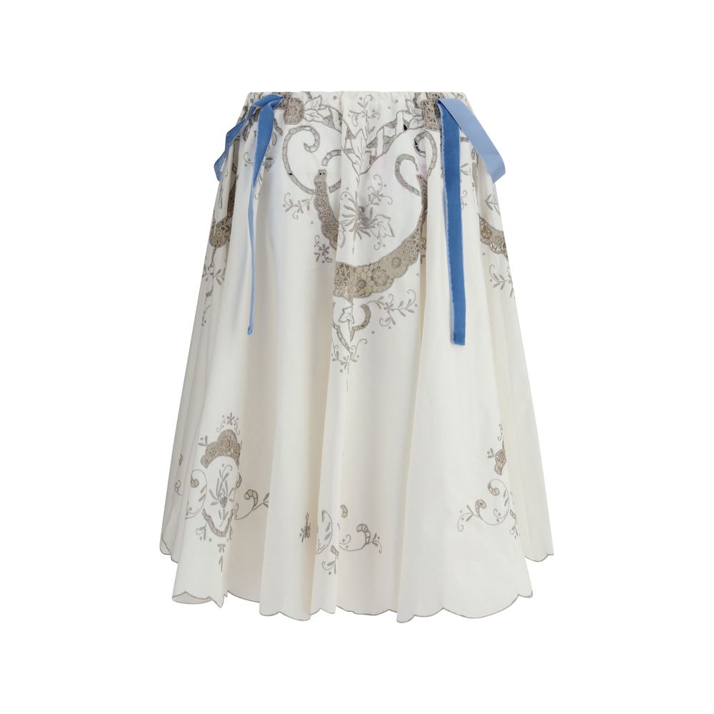 Ella Cotton midi Skirt