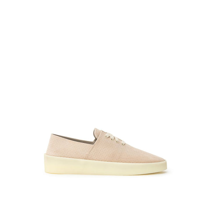 Fear Of God Beige Leather Low Top Sneakers by Fear Of God outlet now on sale