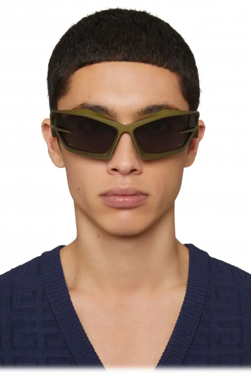 Givenchy Sample Sale | Givenchy Giv Cut Sunglasses_Khaki - Sunglasses | Designer outlet