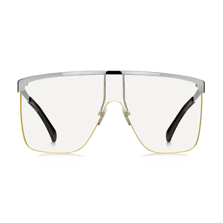 Givenchy Sunglasses Shield Semi Rim, Palladium Frame and Clear Lens GV7117/S0GKZ00