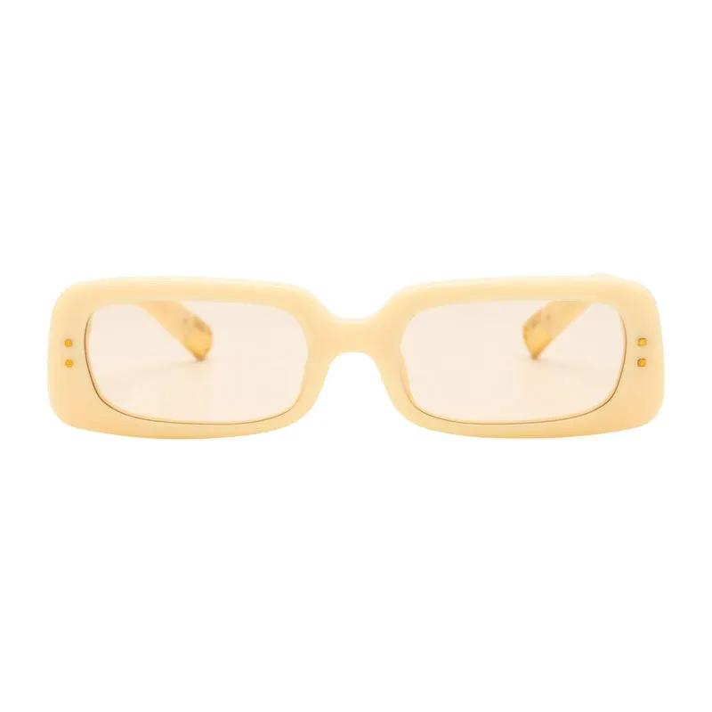 Jacquemus Sample Sale | Jacquemus Sunglasses Rectangle Full Rim, Pear Frame And Peach Lens Jac/47C3 - Sunglasses | Designer outlet